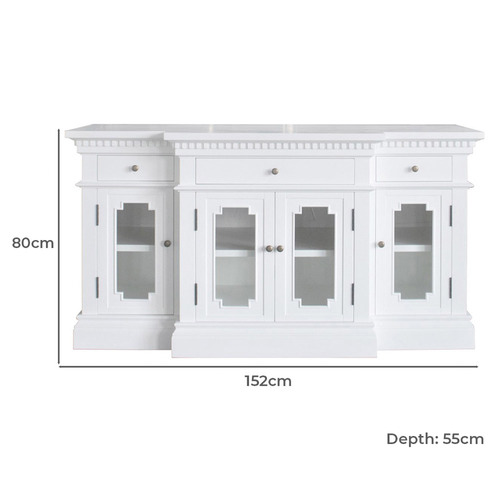 Sebastian 3 Drawer TV Unit