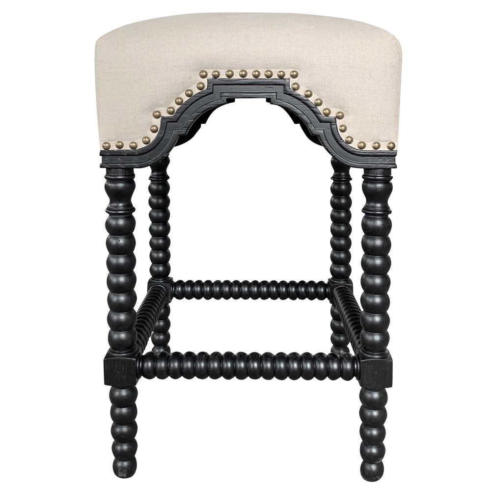 65cm Briar Oak Wood Barstool