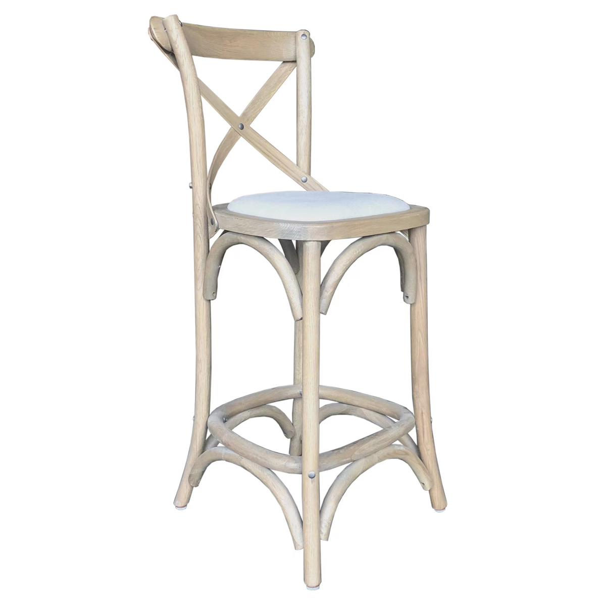 66cm-Chandra-Oak-Wood-Barstools