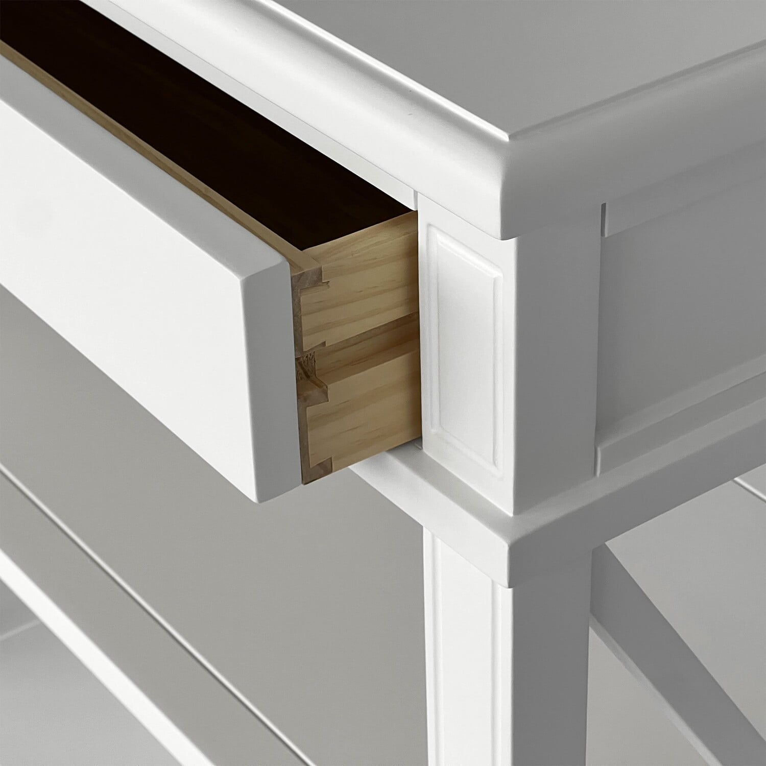 White Austin Console Table