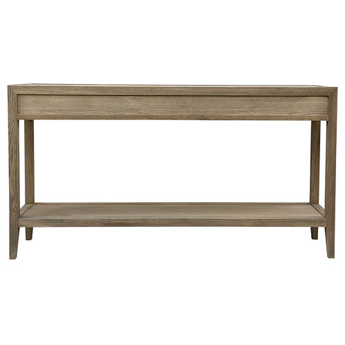French Oak Wood Console Table