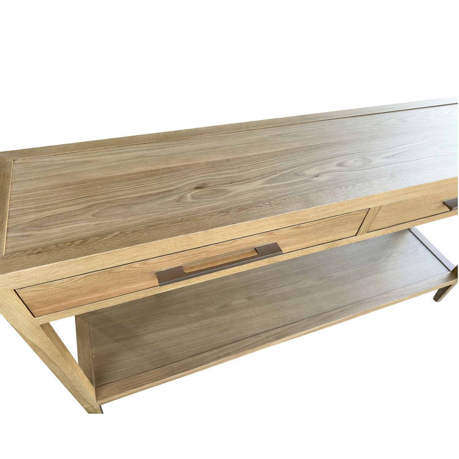 French-Oak-Wood-Console-Table
