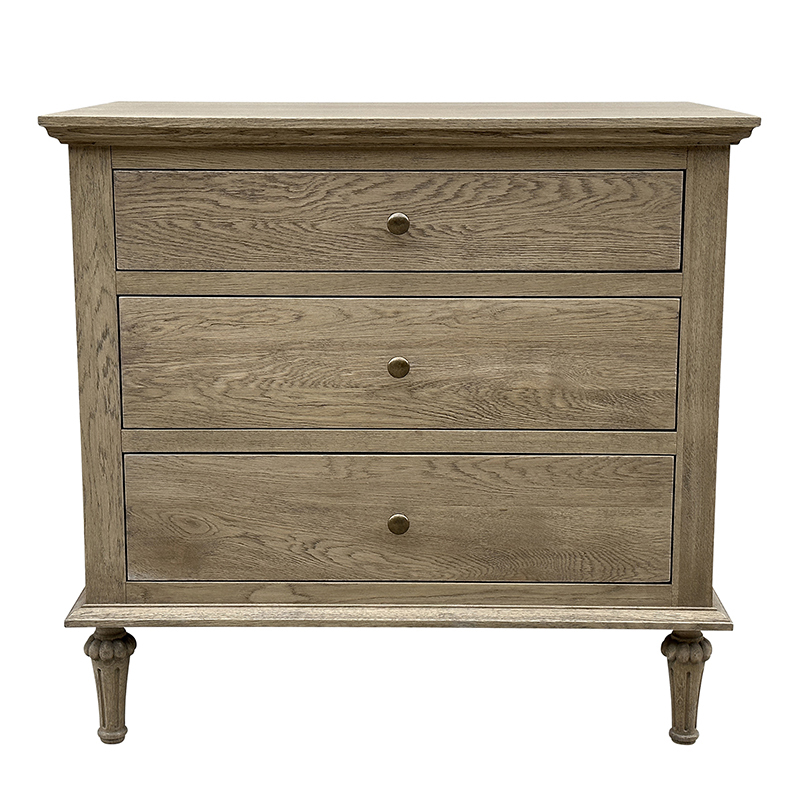 Thornton Oak Wood Bedside Table