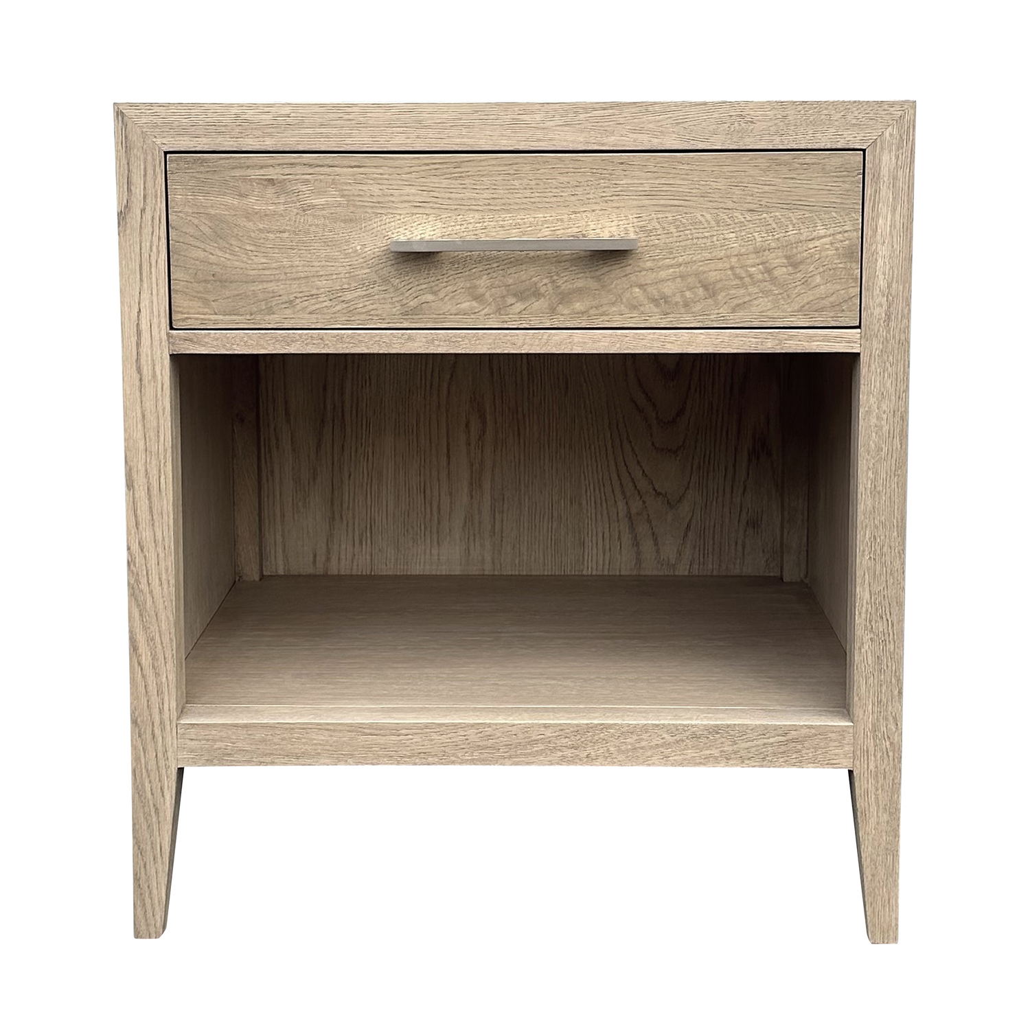 Rowan Oak Wood Bedside Table