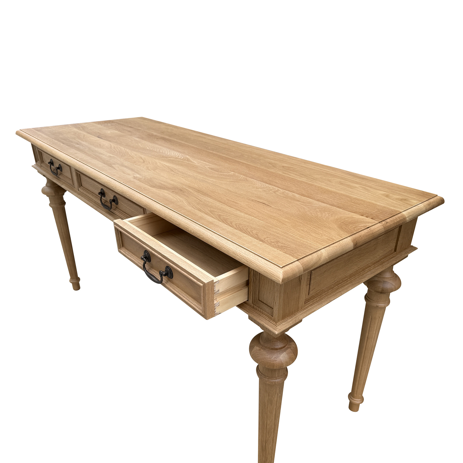 Cisneros Oak Wood Writing Desk