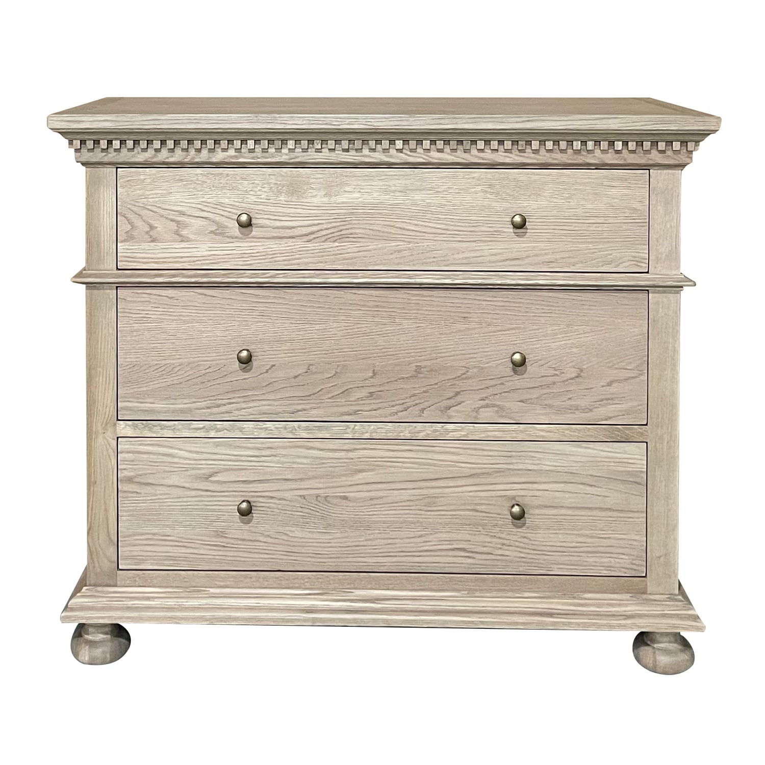 Natural Francine 3 Drawer Wooden Chest