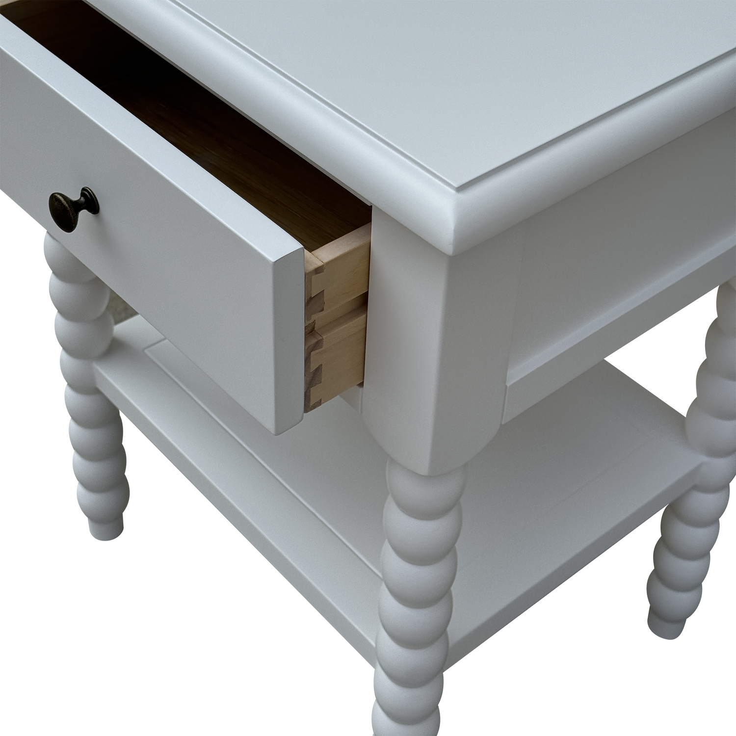 Dwayne Birch Wood Side Table