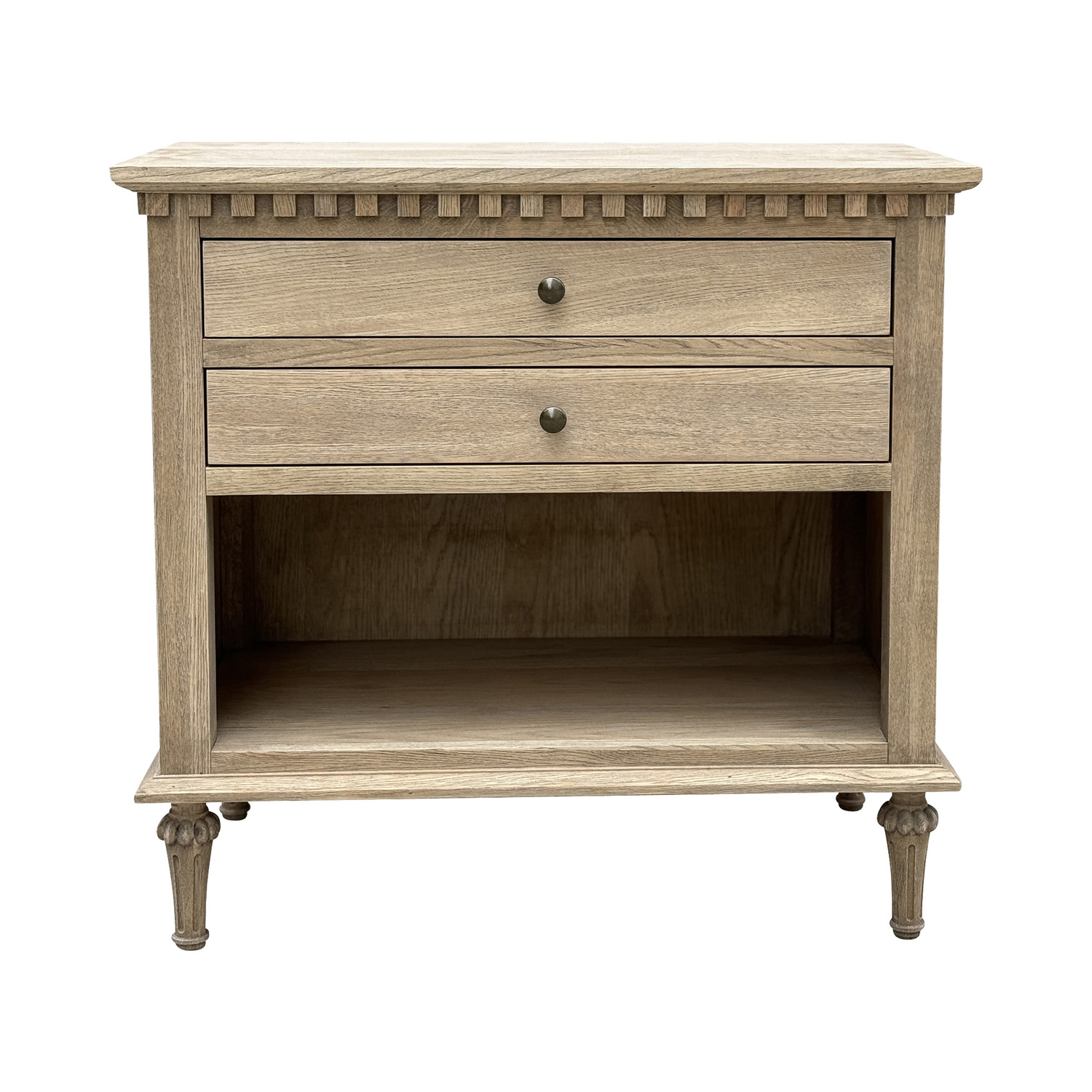Louise Oak Wood Side Table