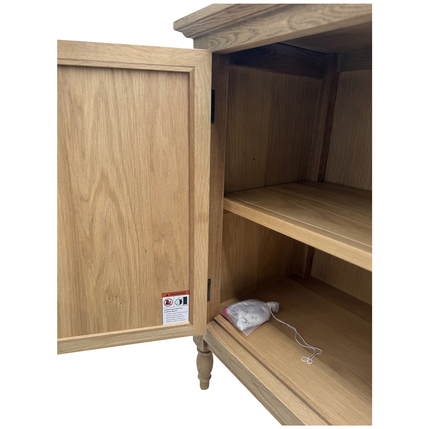 Sofia Oak Wood Sideboard