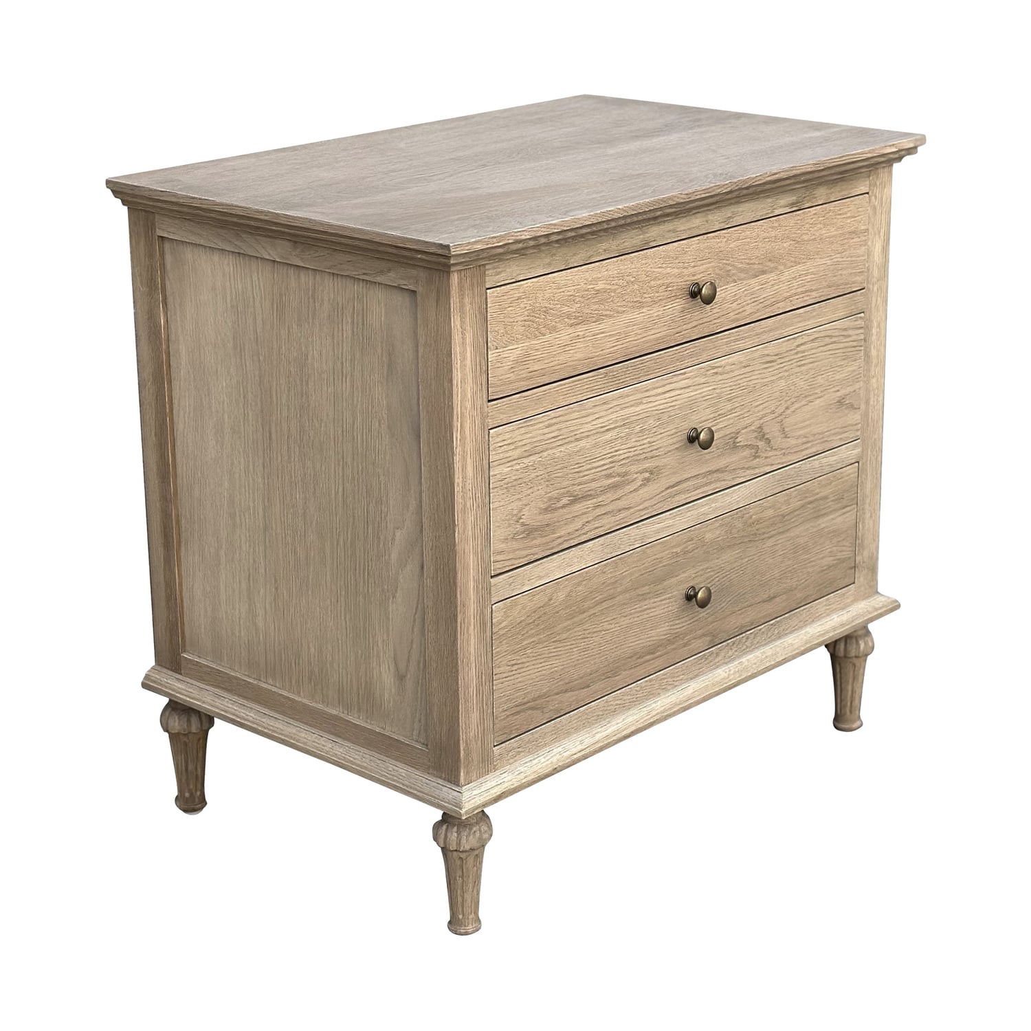 Weathered Oak Harland Bedside Side Table