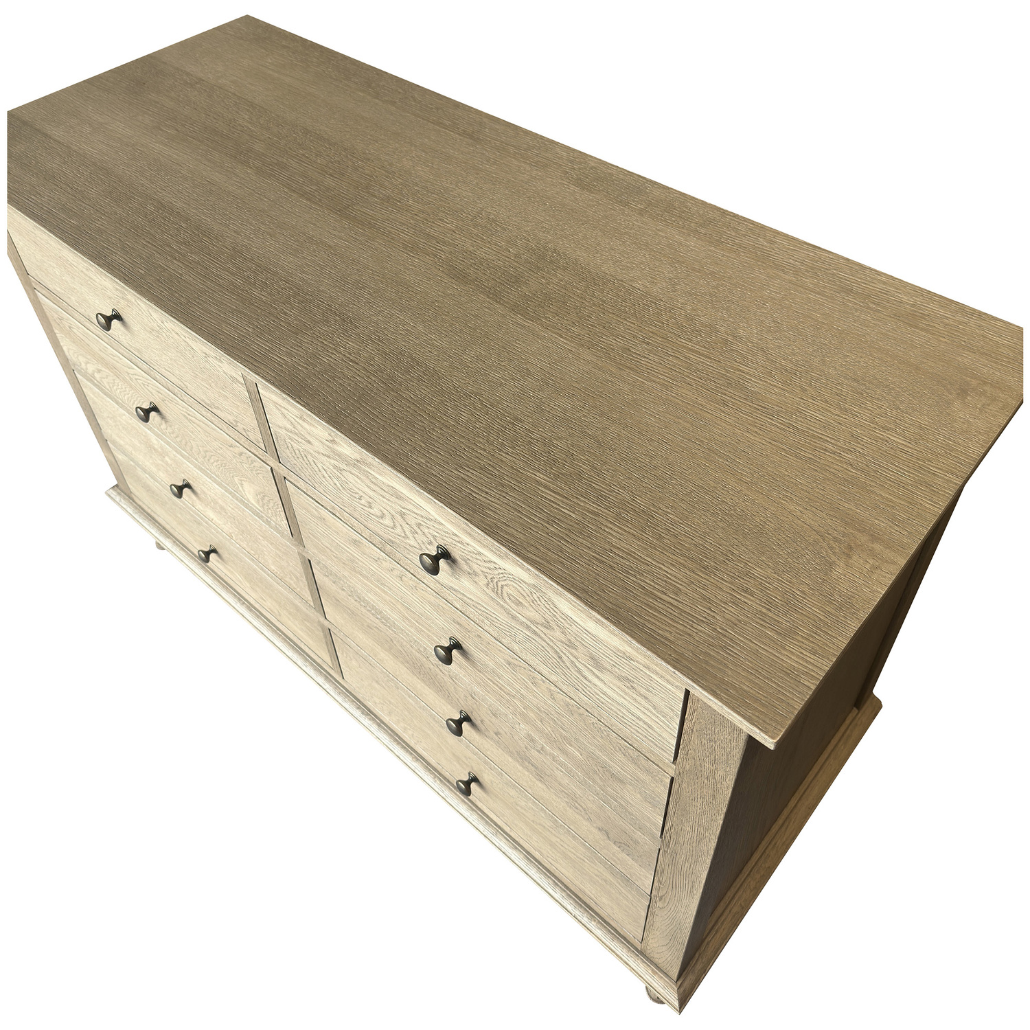 Harland 8 Drawer Oak Wood Dresser