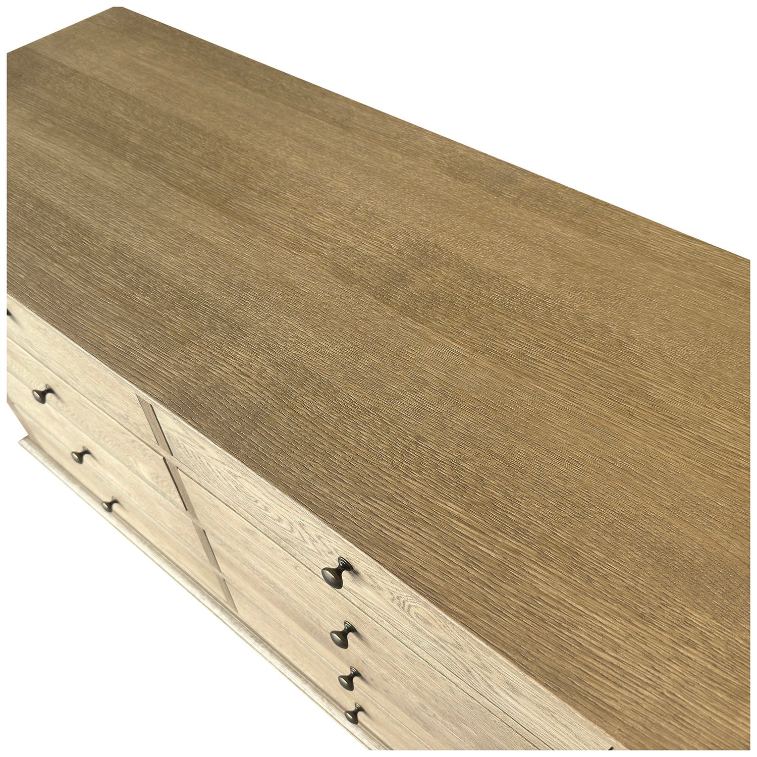 Harland 8 Drawer Oak Wood Dresser