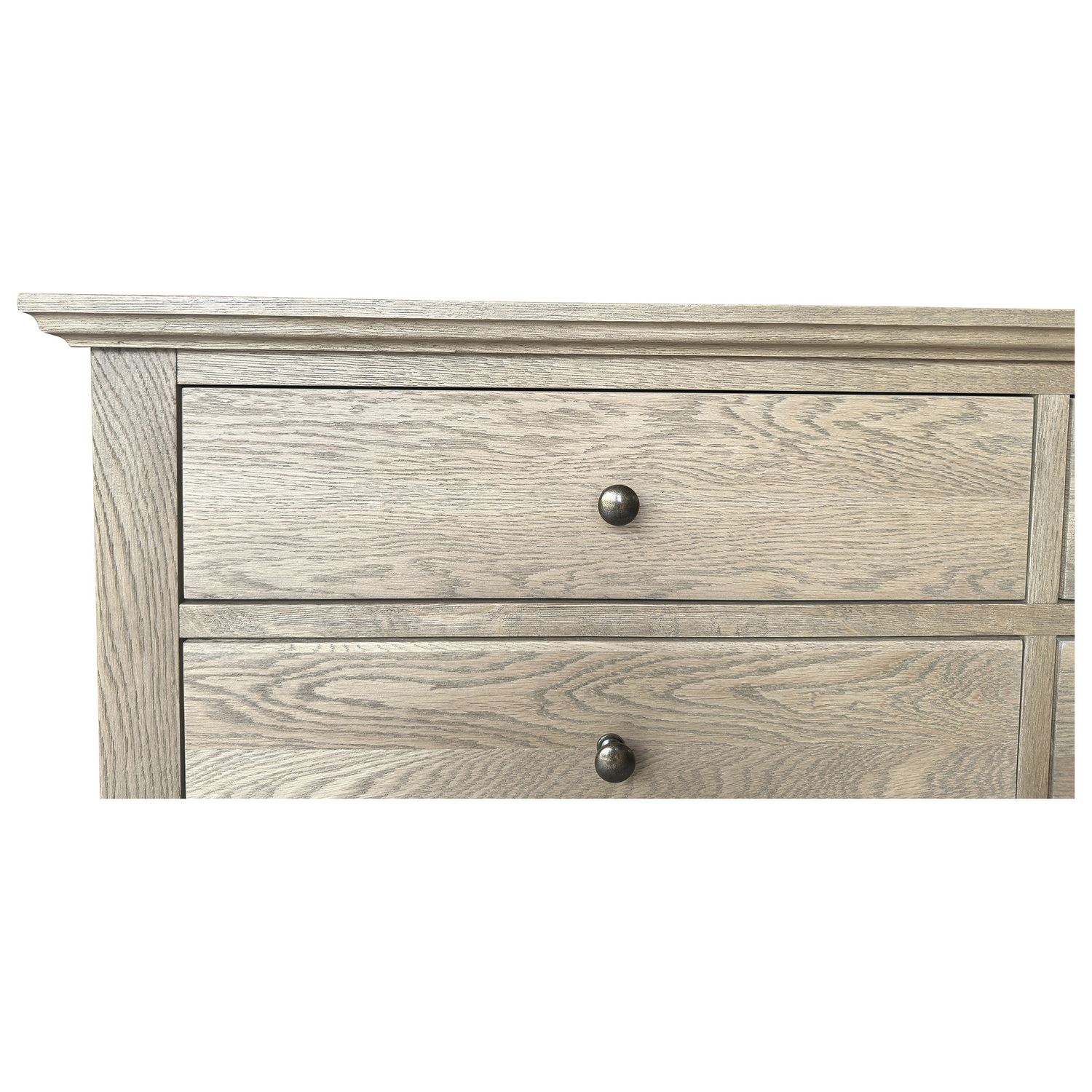 Harland 8 Drawer Oak Wood Dresser