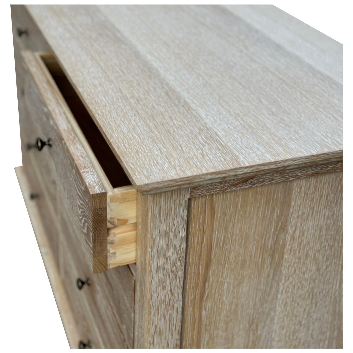 Harland 8 Drawer Oak Wood Dresser
