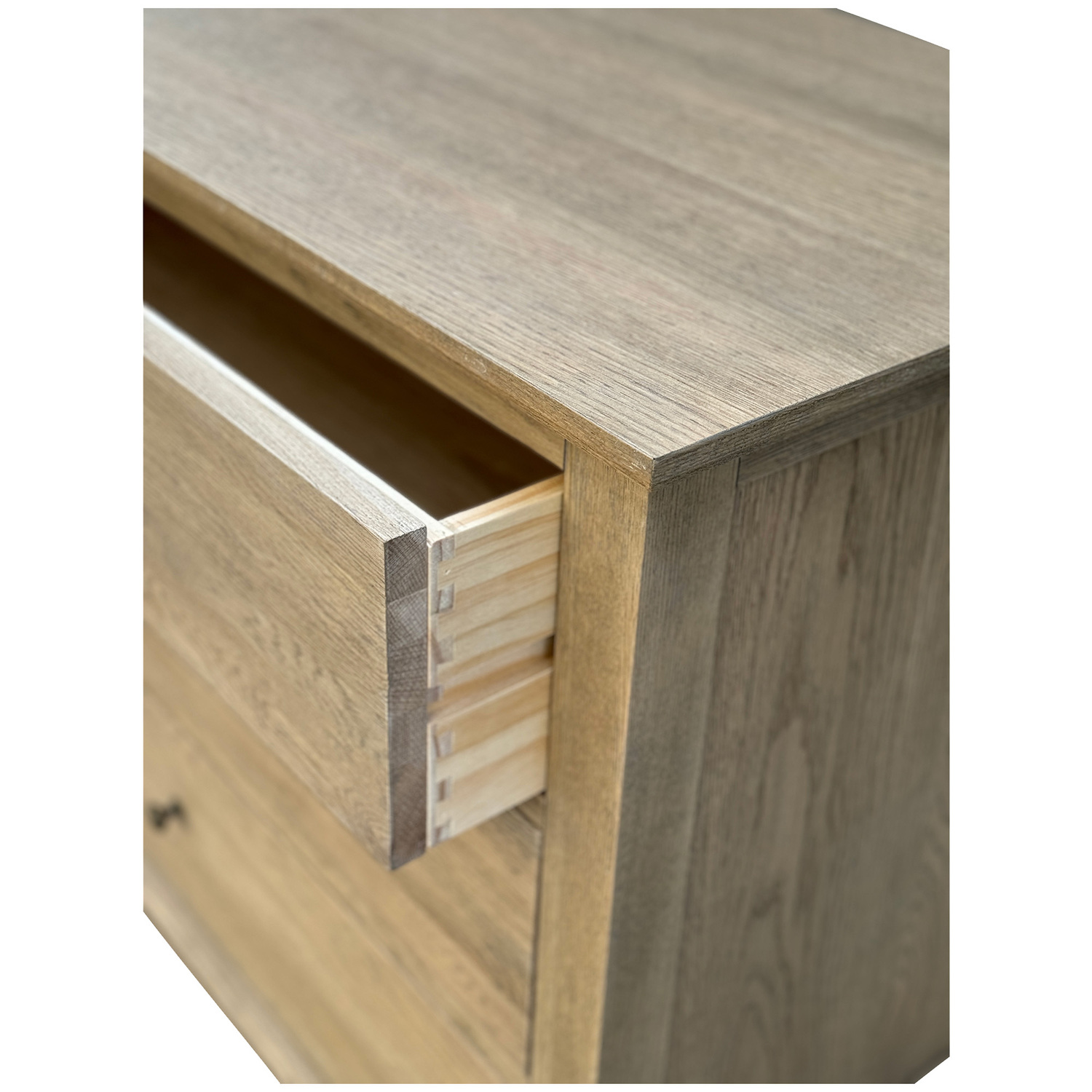 Harland 6 Drawer Oak Wood Dresser