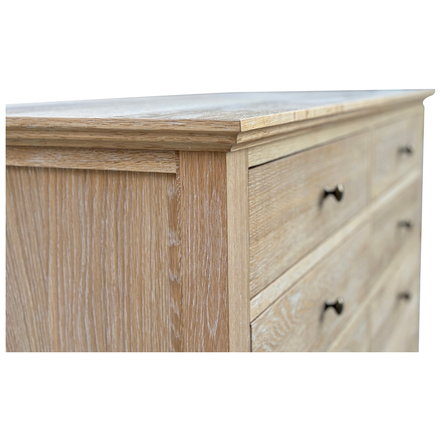 Harland 8 Drawer Oak Wood Dresser