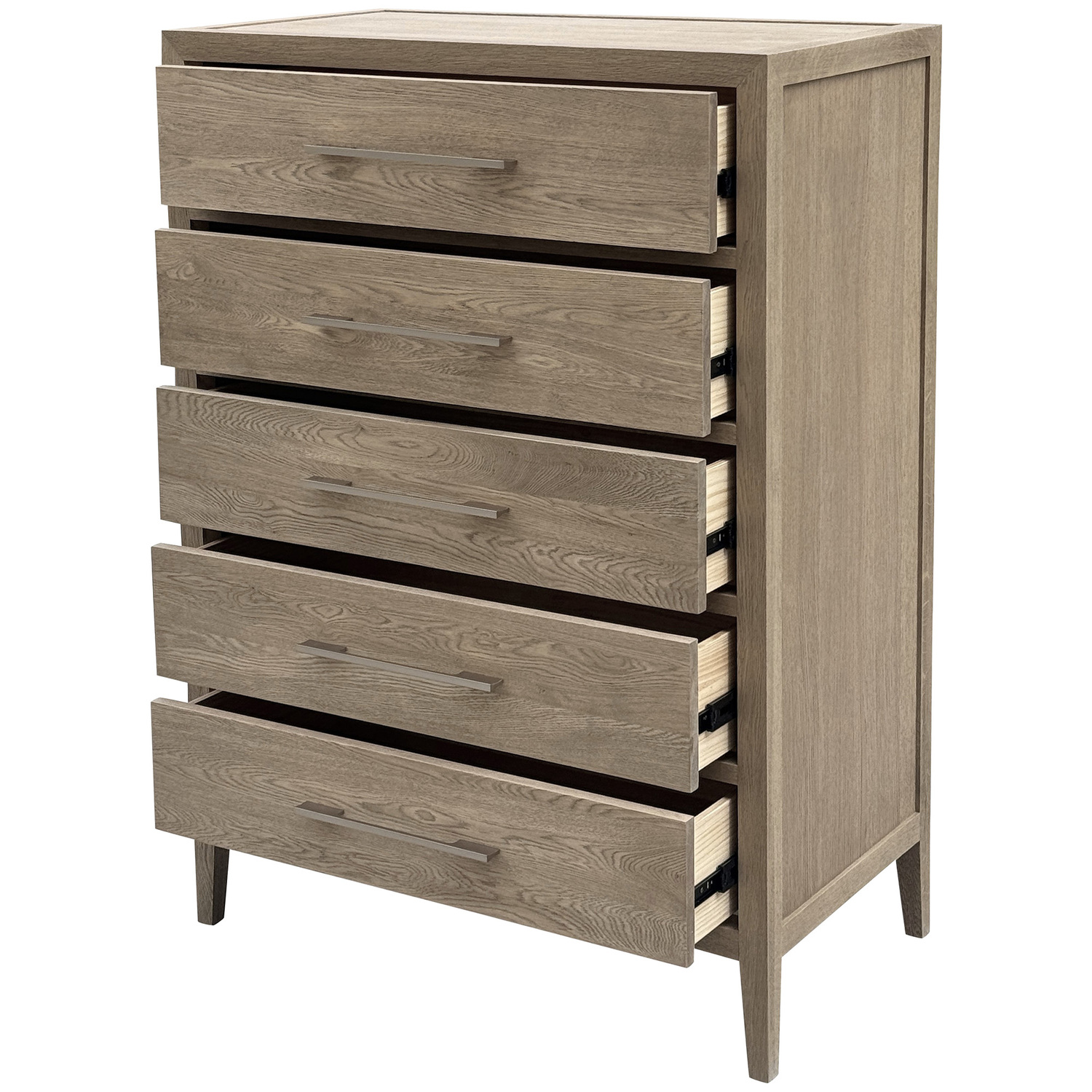 Cameron Oak Wood Tallboy