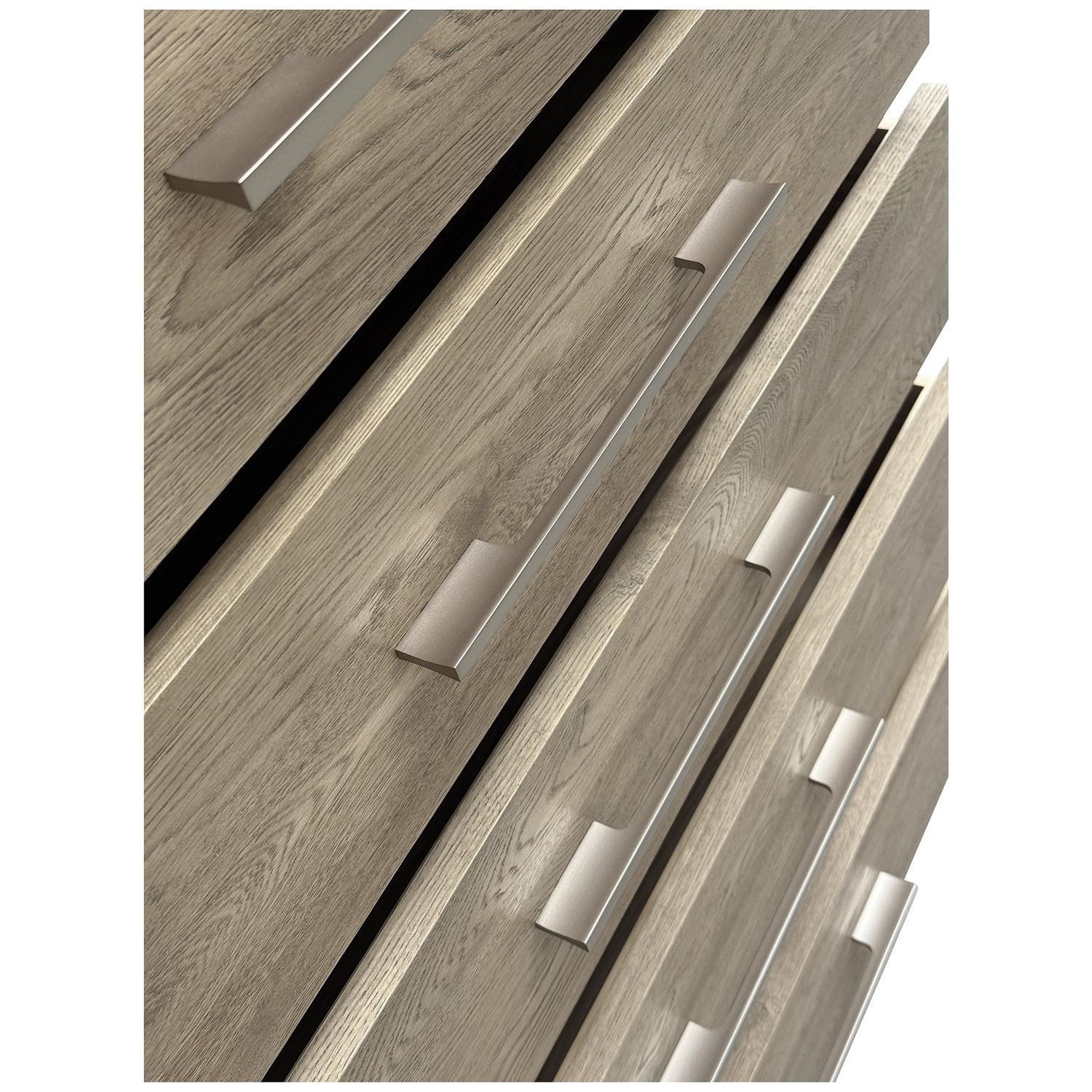 Cameron Oak Wood Tallboy