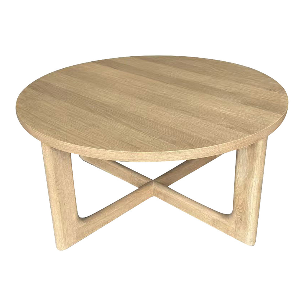 Emery Oak Wood Coffee Table