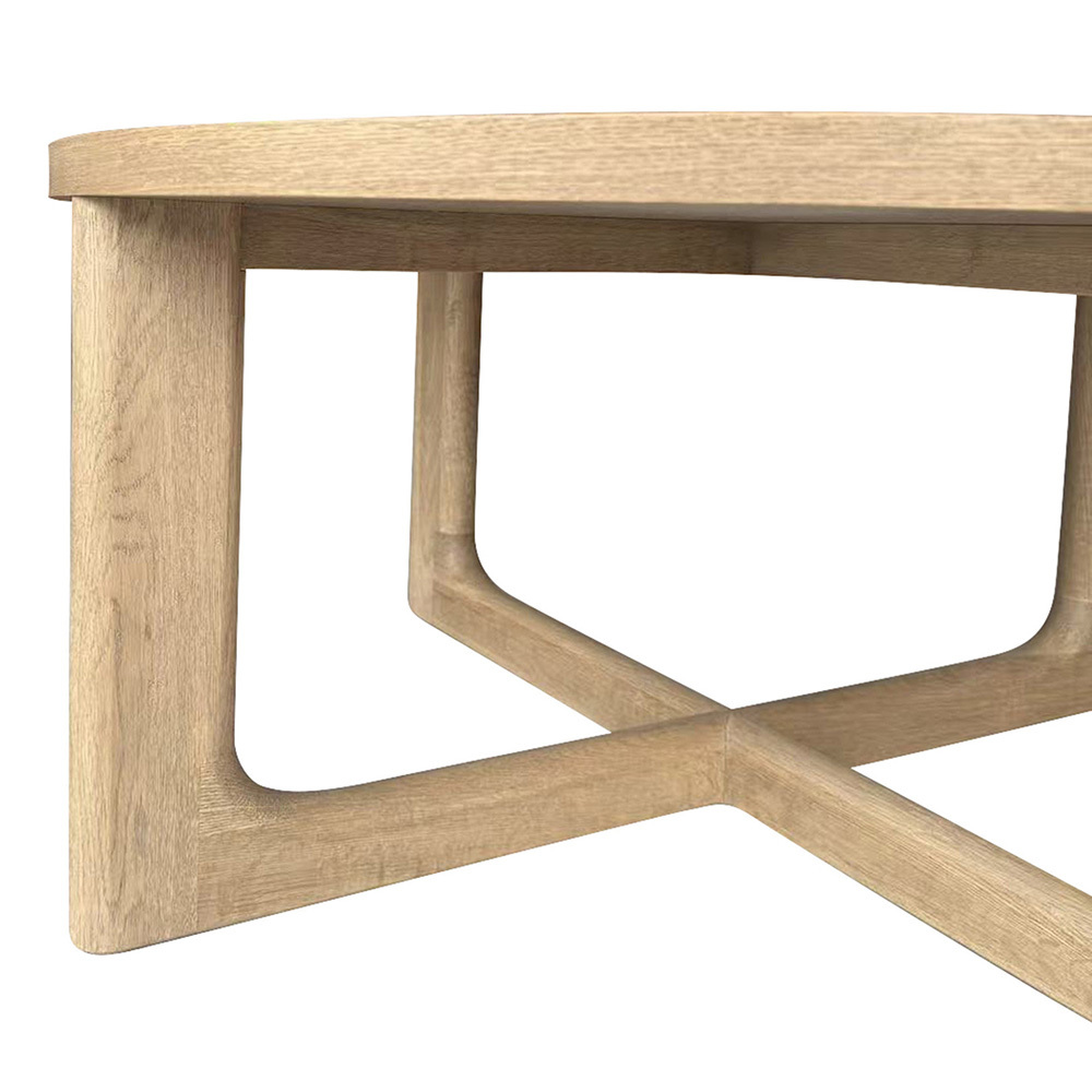 Emery Oak Wood Coffee Table