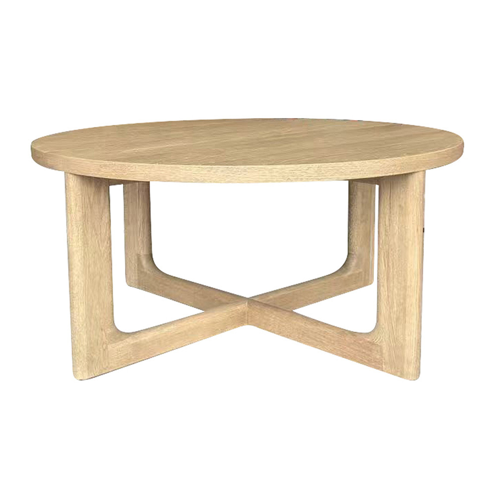 Emery Oak Wood Coffee Table