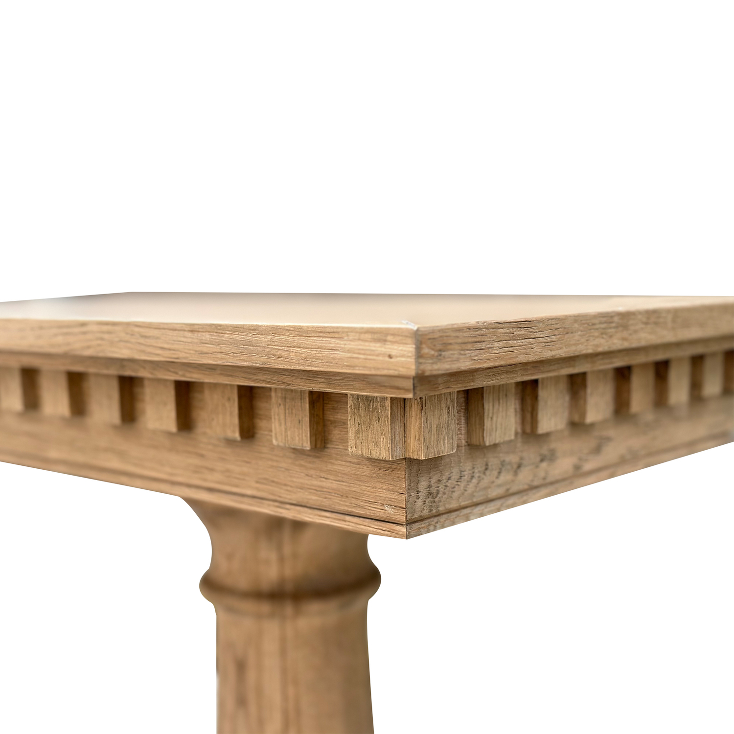 Balustrade Oak Console Table