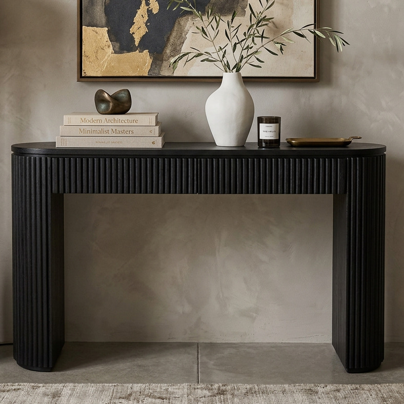 Anderson Oak Wood Console Table