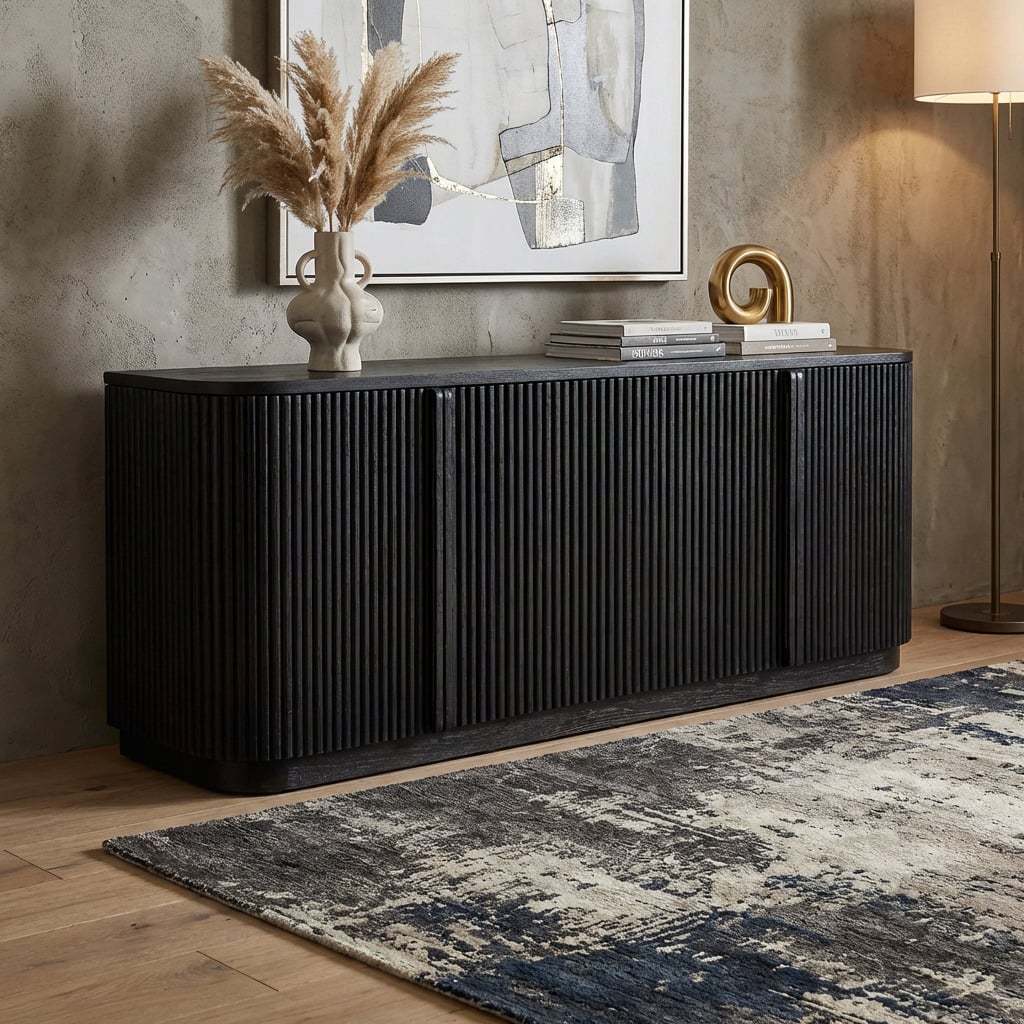 Stella Oak Wood Sideboard