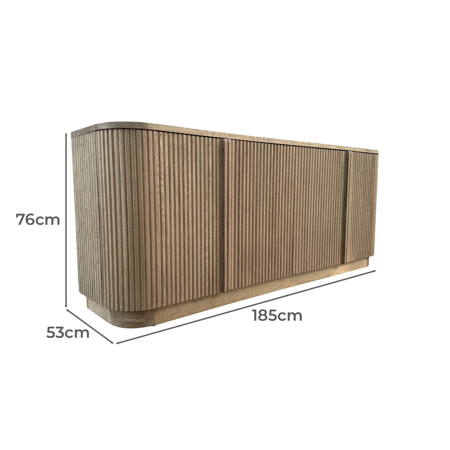 Stella Oak Wood Sideboard