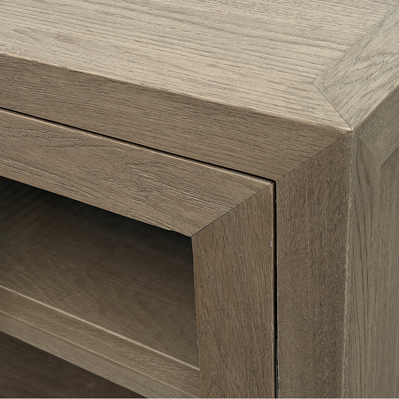 Balto 4 Door Oak Wood TV Unit