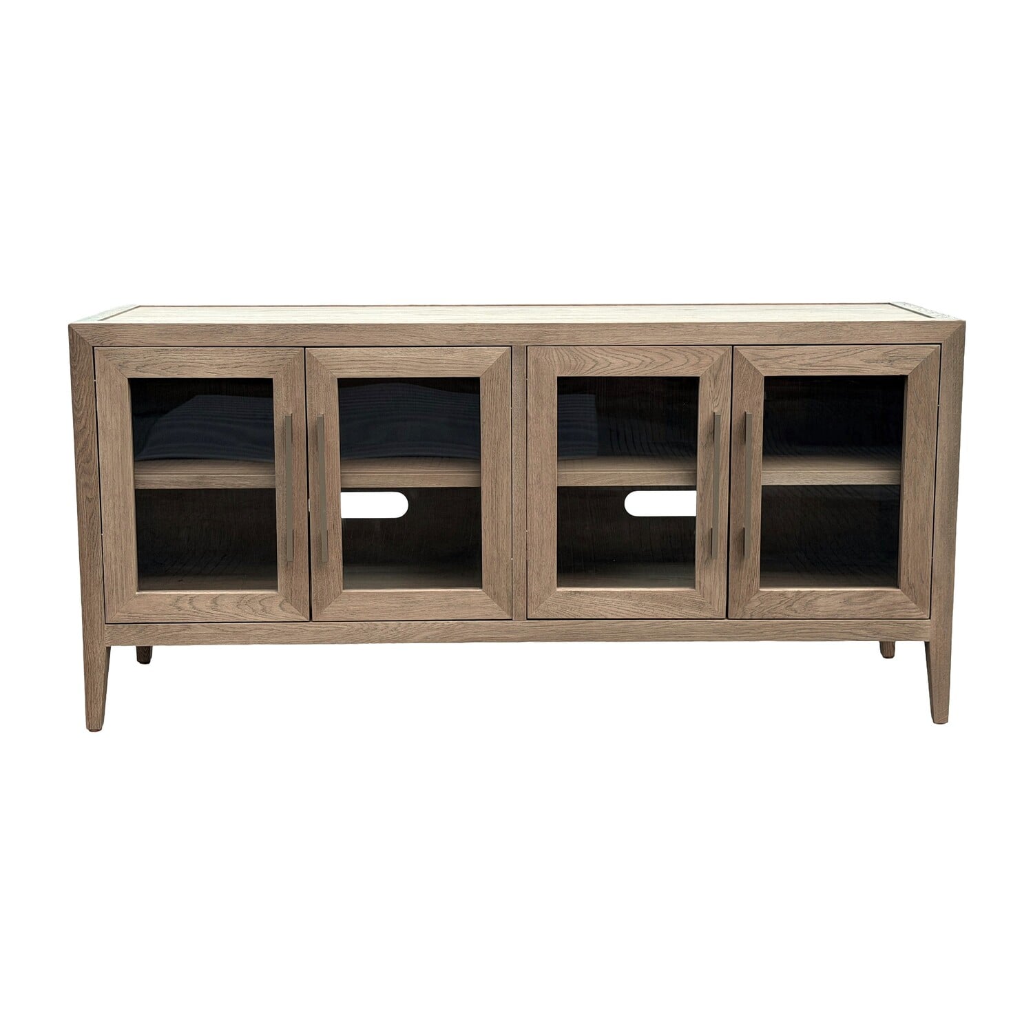 Balto 4 Door Oak Wood TV Unit