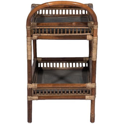 Seville Rattan & Bamboo Tea Cart