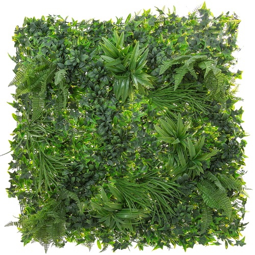 BayviewLiving 100cm Faux Variegated Foliage Wall Panel | Temple & Webster