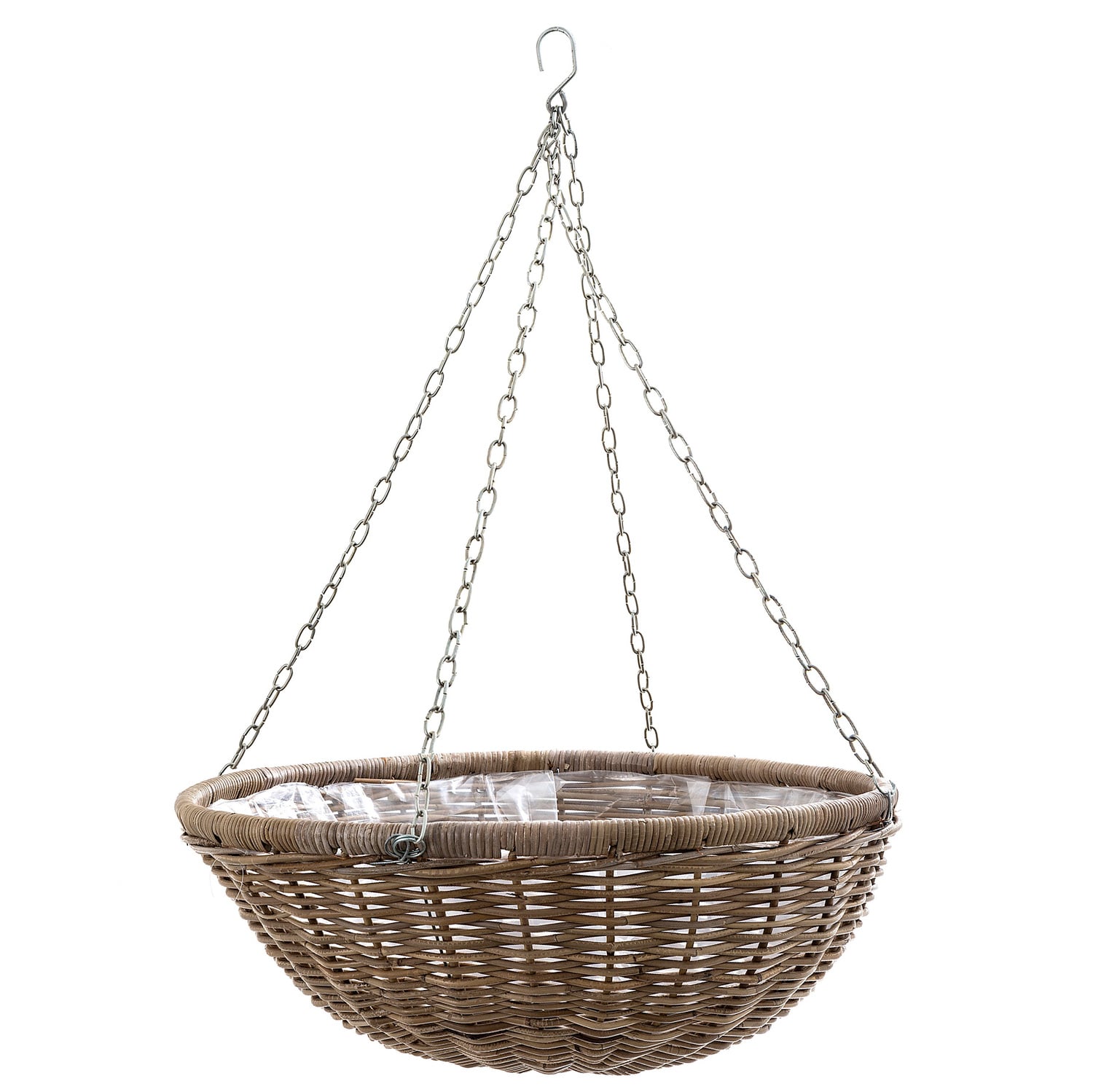 Chegel Faux Rattan Hanging Planter