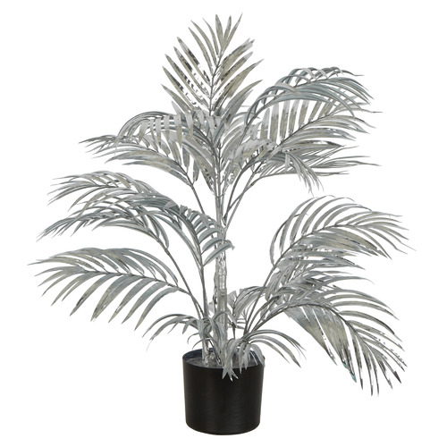 100cm Potted Faux Areca Palm Tree