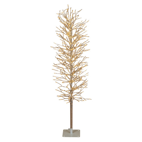 Silver 120cm Light Up Faux Branch Tree