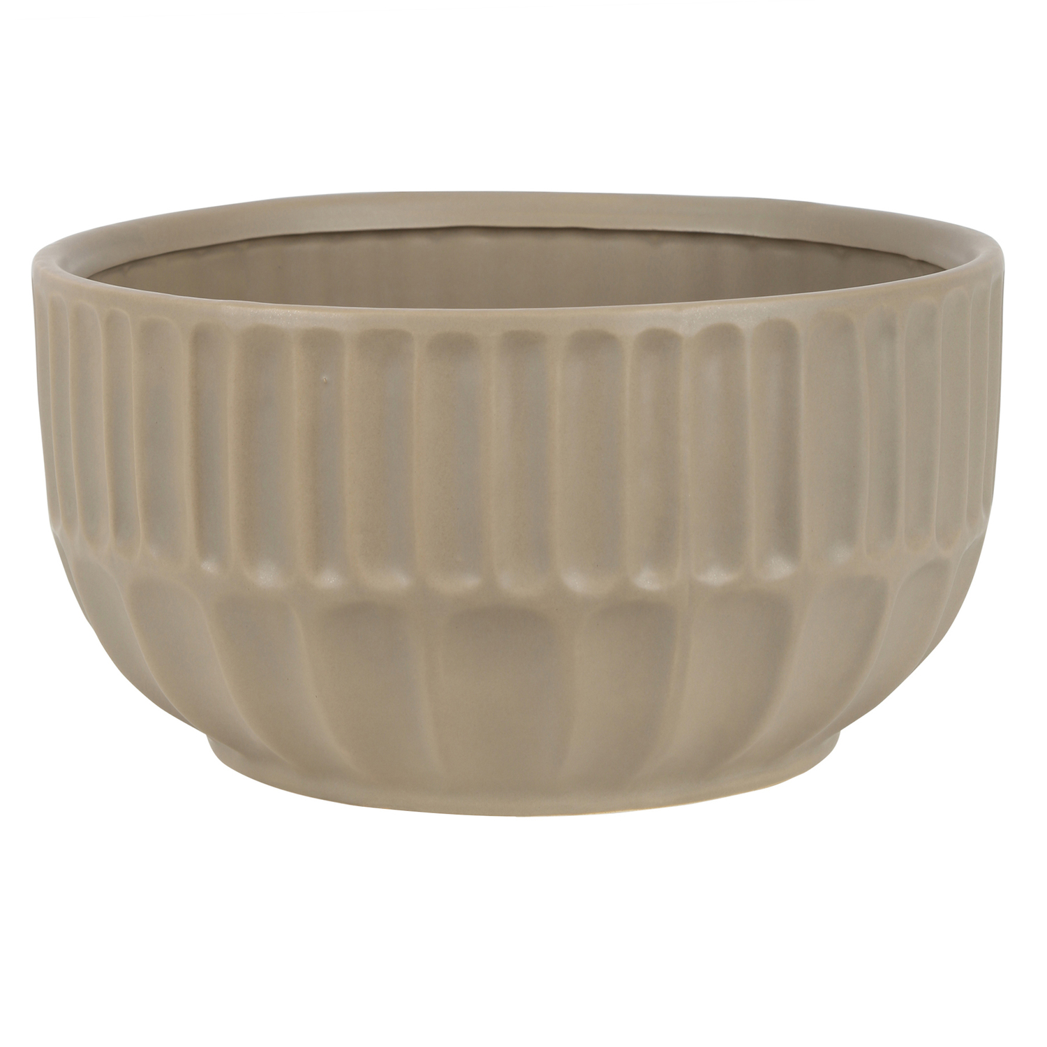 Dove Grey Isola 25.5cm Ceramic Serving Bowl