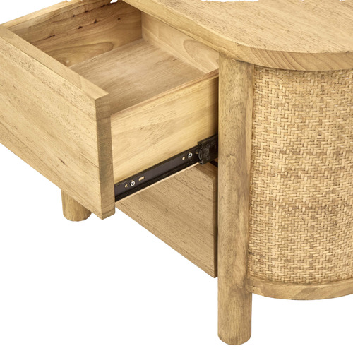 Stevenson Rubberwood Bedside Table