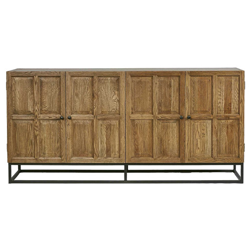 Morton Oak Wood Sideboard Buffet