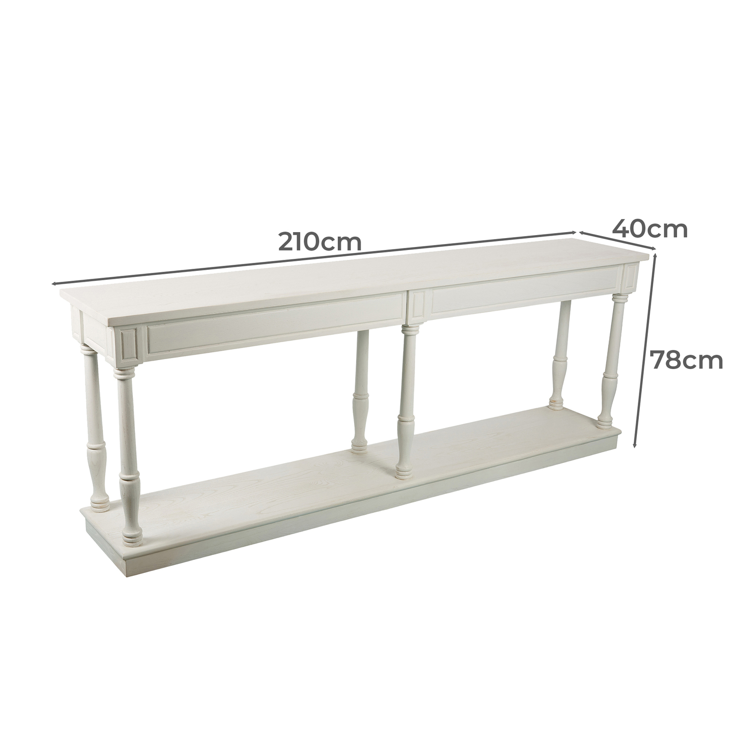 Ellison Elm Wood Console Table
