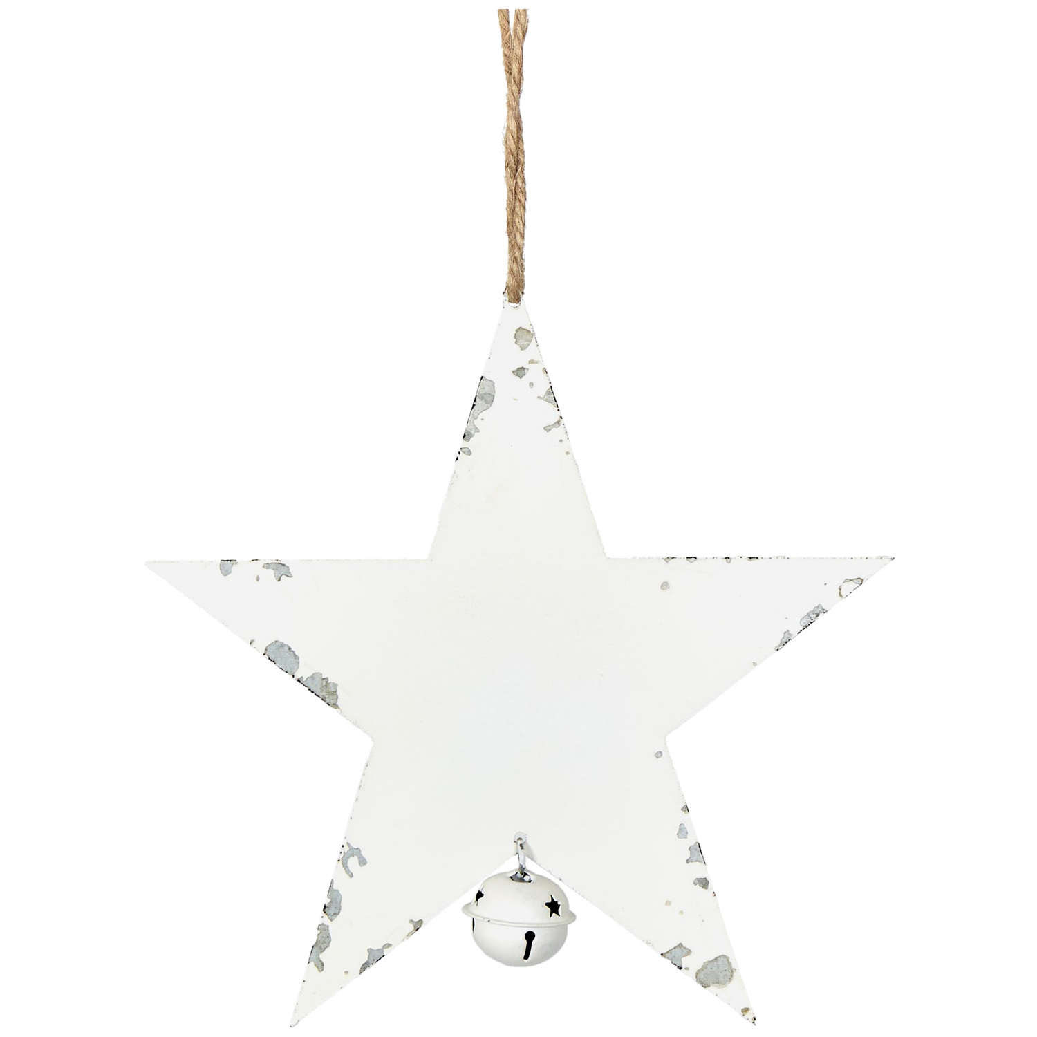 White Star Christmas Tree Hanging Ornaments