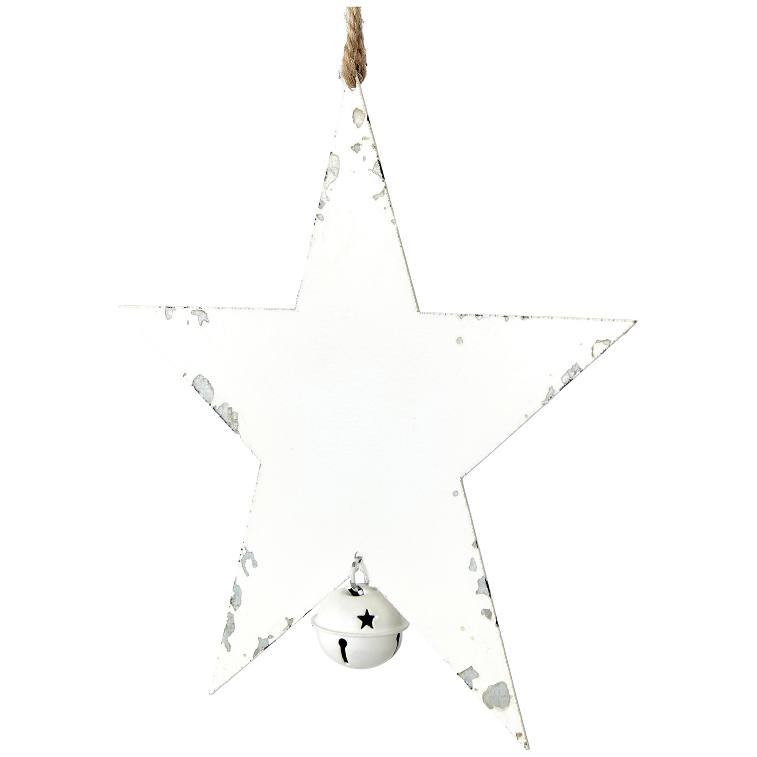White Star Christmas Tree Hanging Ornaments
