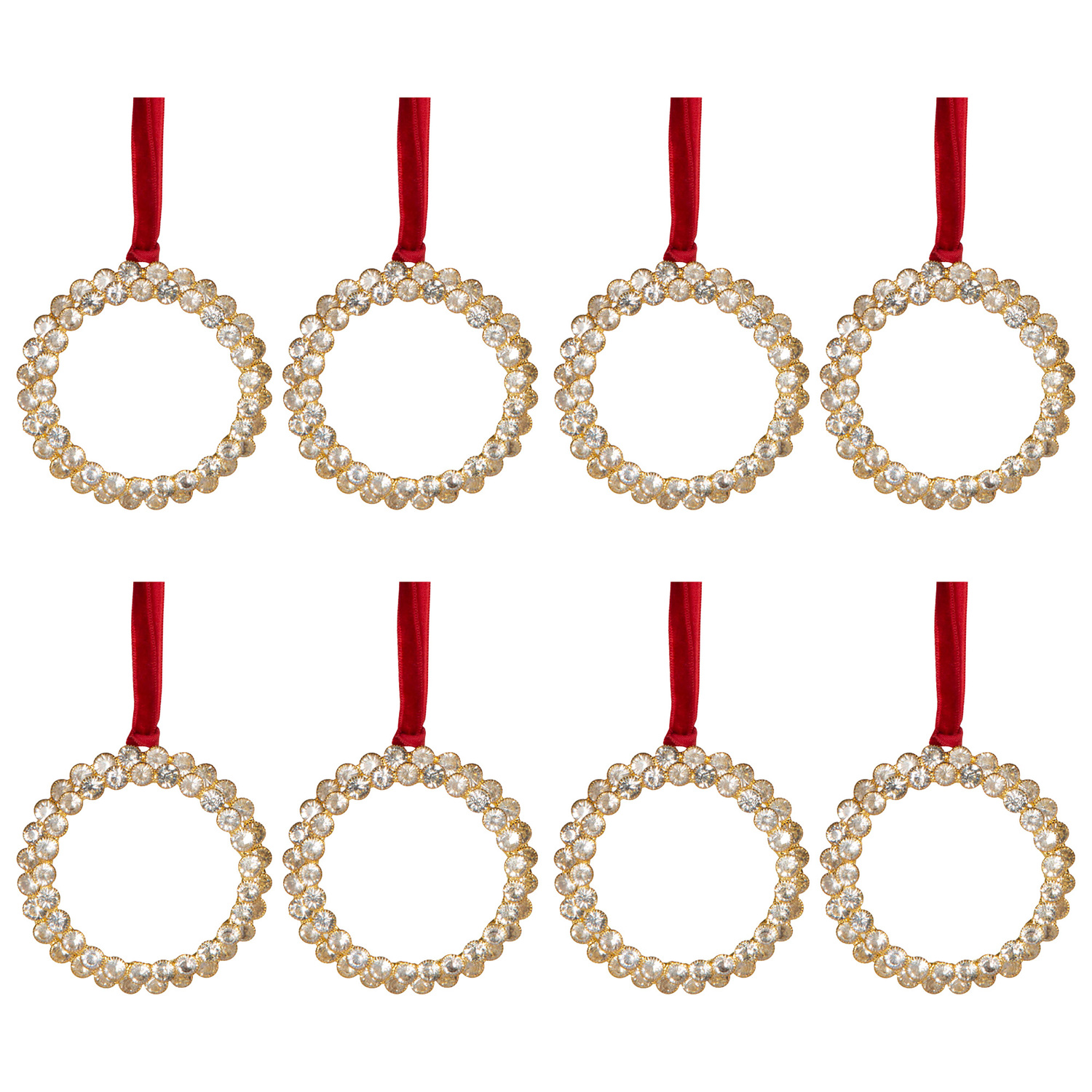 Blanche Christmas Tree Hanging Ornaments