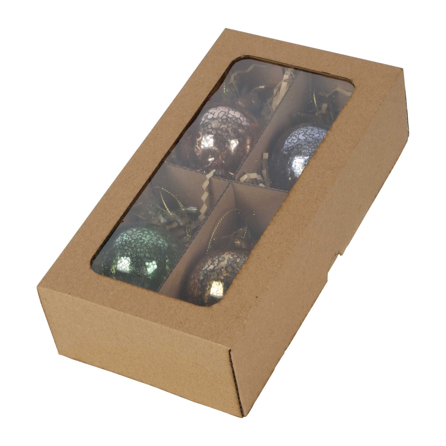 8 Piece Gala Christmas Bauble Set