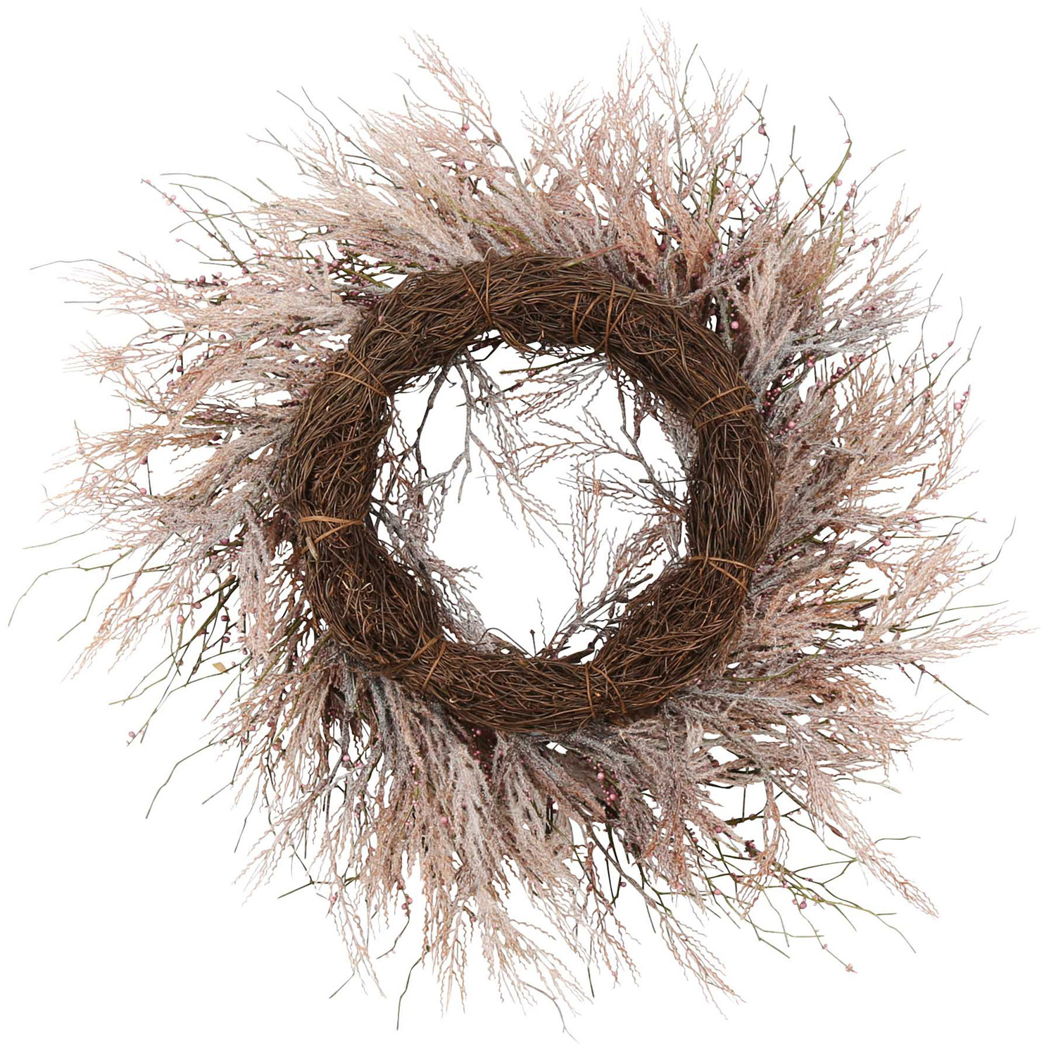 66cm Pink Christmas Wreath