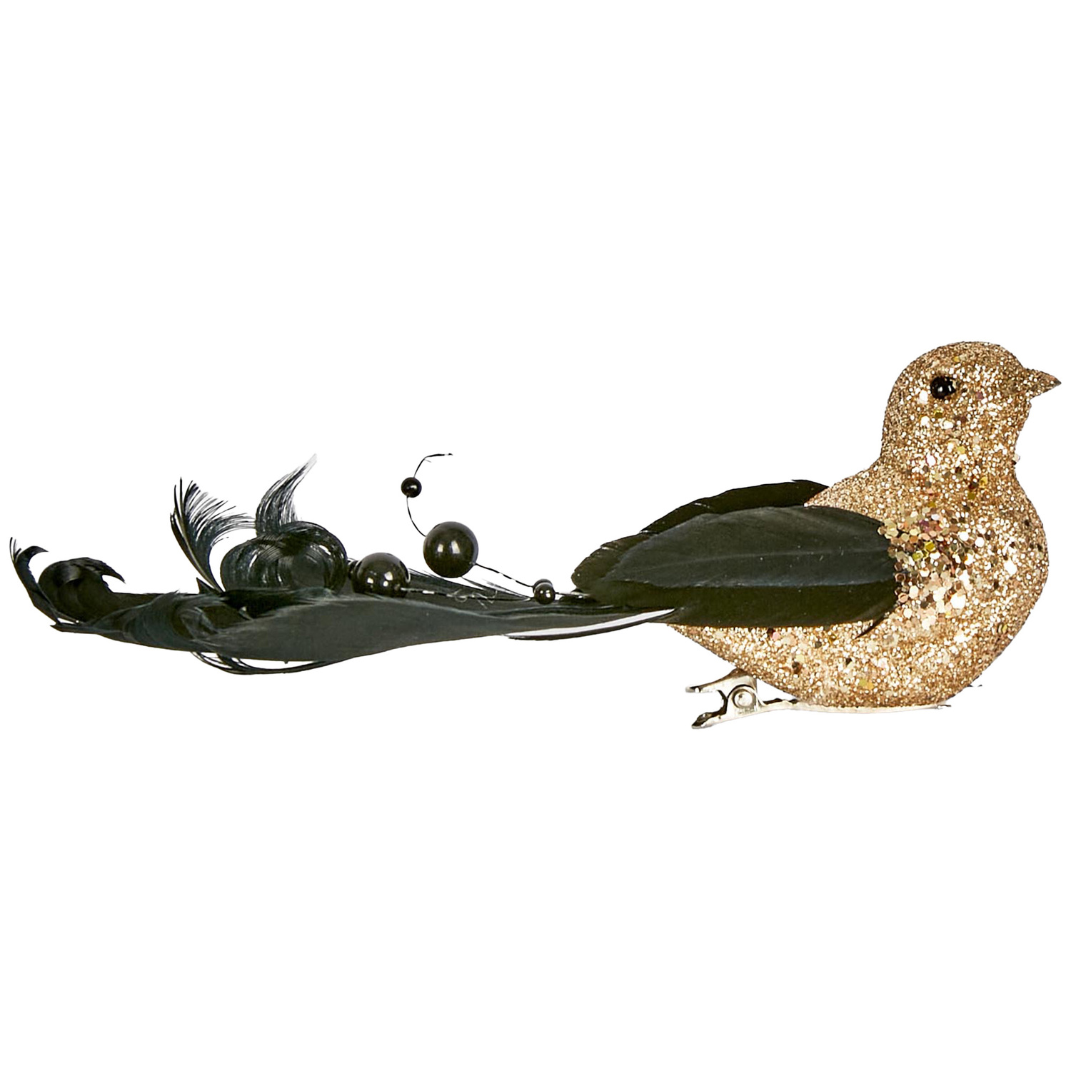 Black Bird Christmas Tree Clips