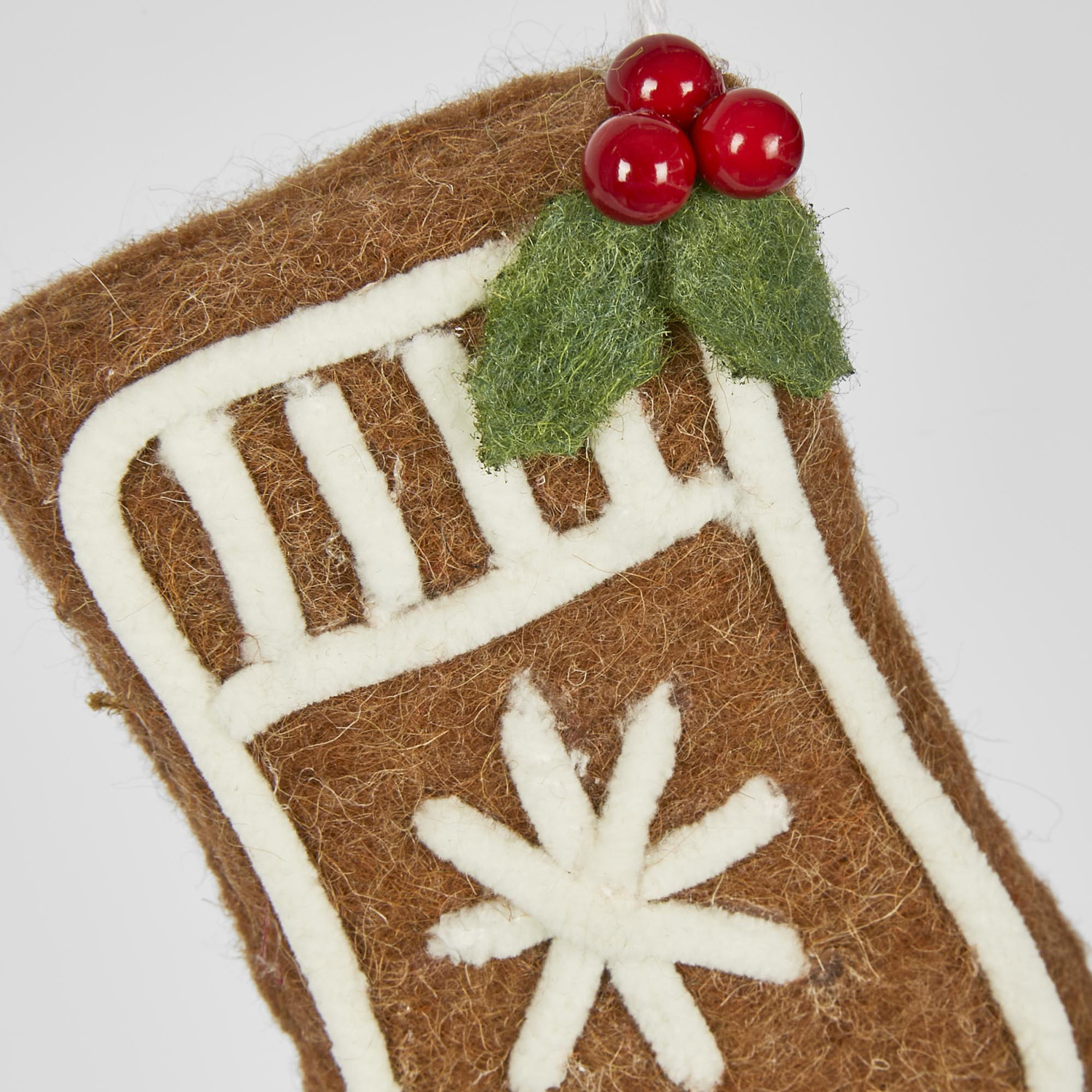 Gingerbread Christmas Stocking Hanging Ornaments