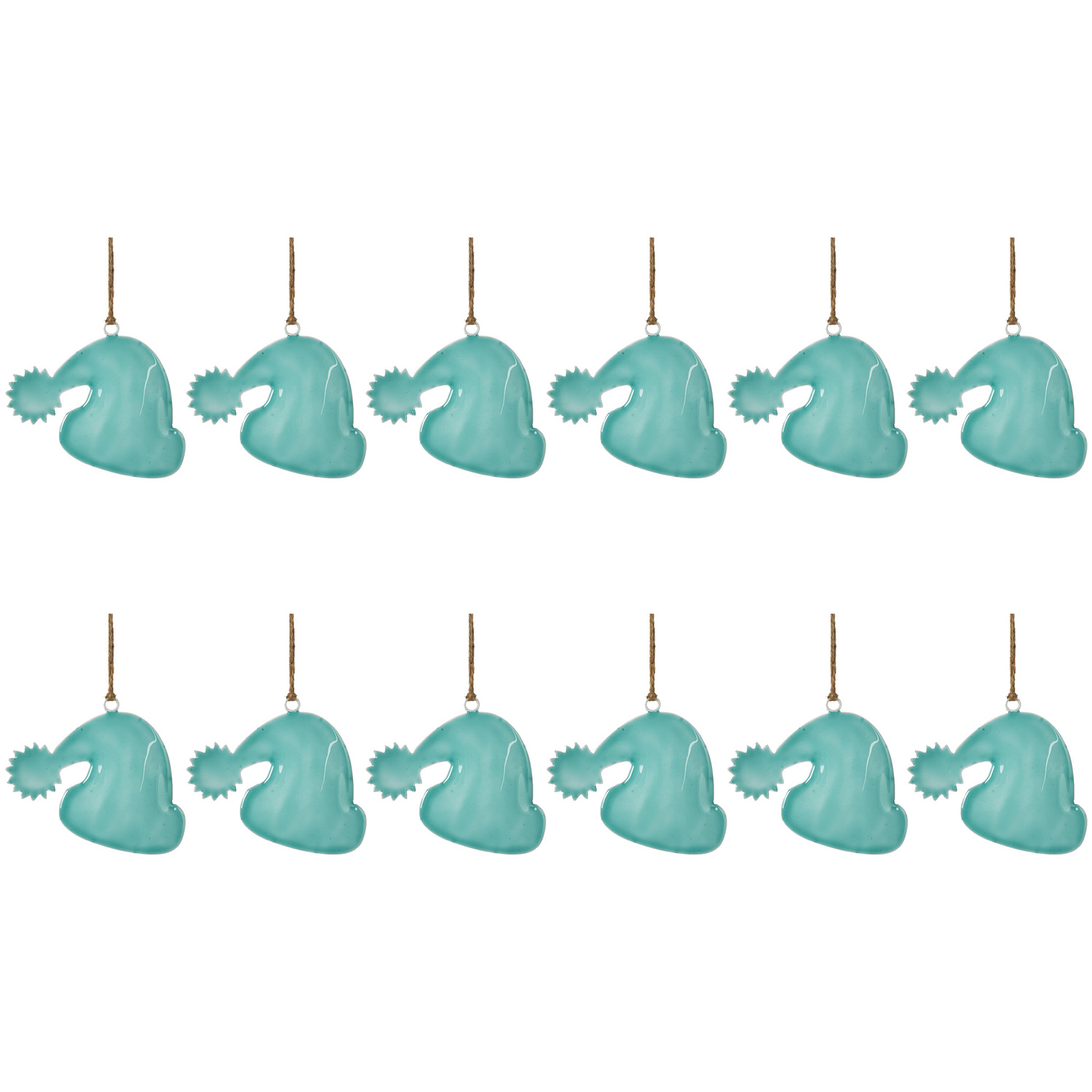 Santa Hat Iron Christmas Tree Hanging Ornaments