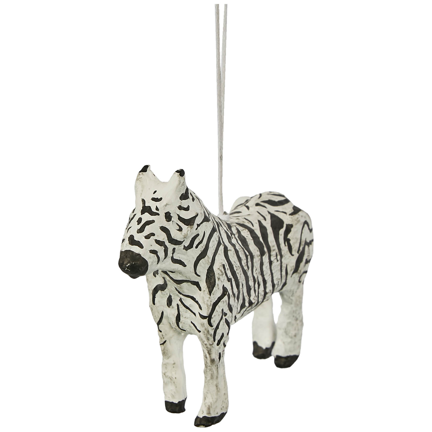 Zebra Cotton Christmas Tree Hanging Ornaments