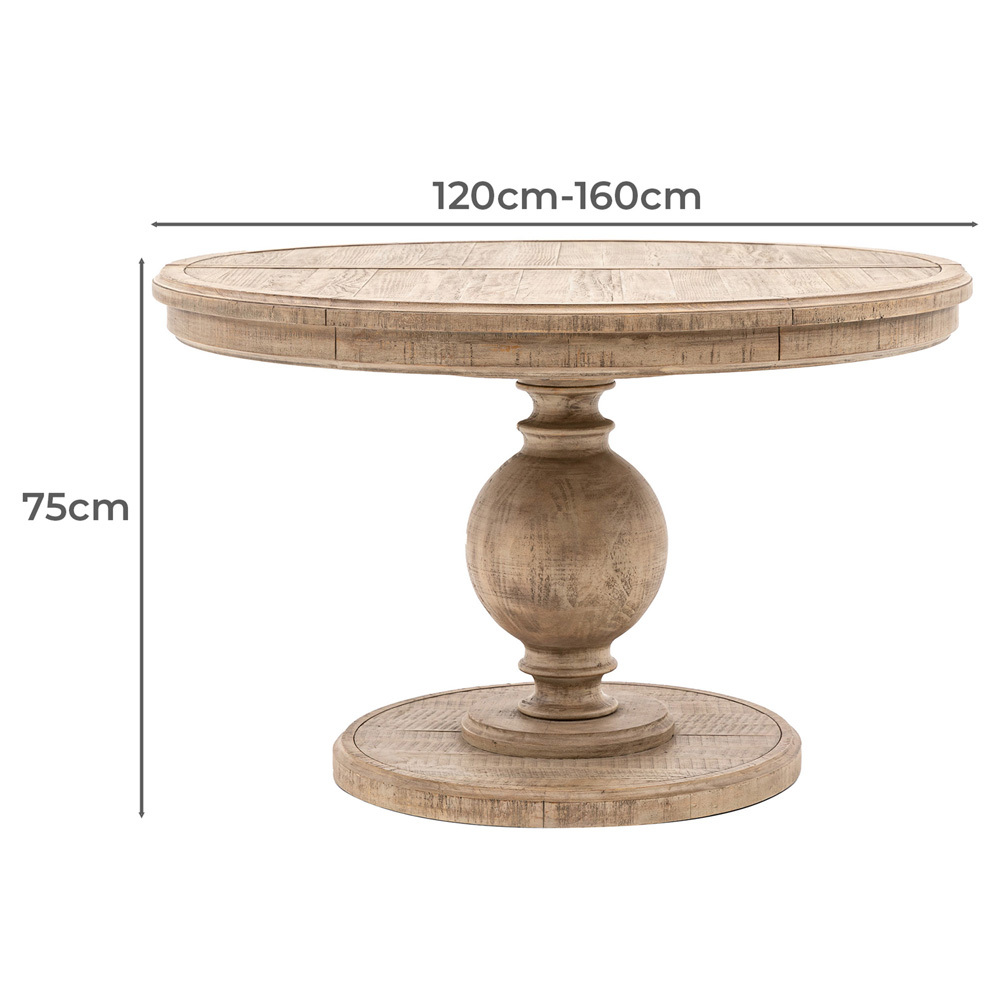 Noelia Round Extendable Dining Table